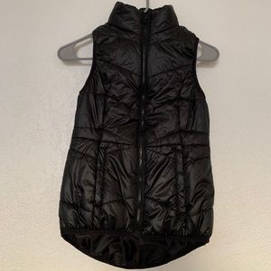 Simple Black Vest Active Wear